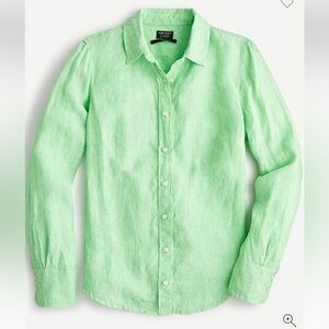 J Crew Slim perfect shirt in Baird McNutt Irish linen